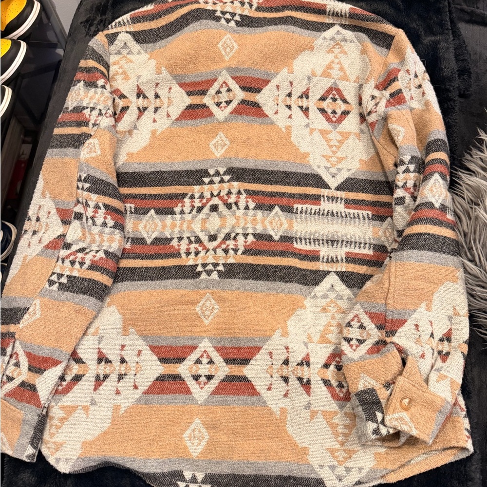 Shein Multicolor Geometric Jacket - image 3